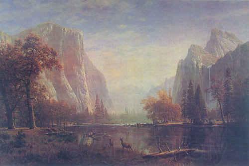 Albert Bierstadt Lake in the Yosemite Valley